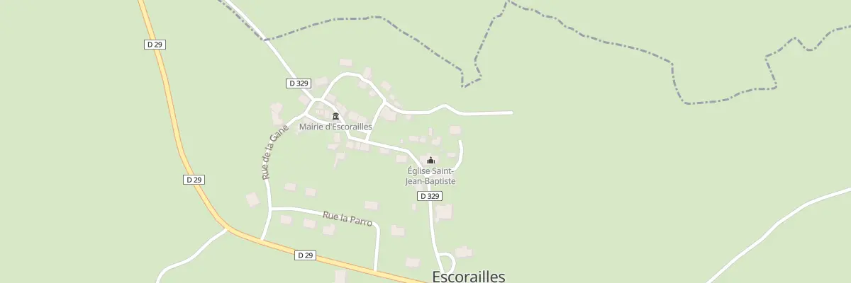 Plan du 5013 Le Bourg à Escorailles