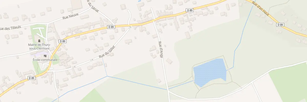 Plan du 110 Rue d’Angy à Thury-sous-Clermont