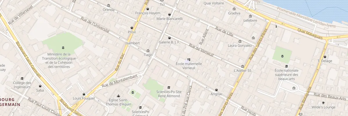 Plan du 26 Rue de l’Université à Paris 7e Arrondissement