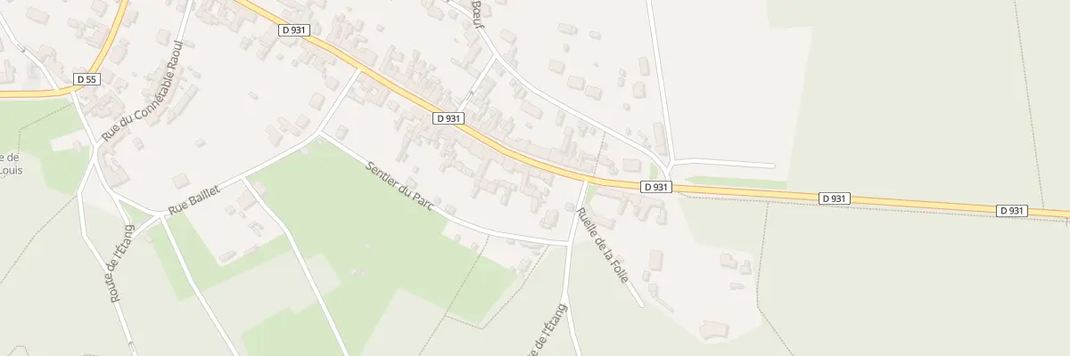 Plan du 11 Rue du Général de Gaulle à La Neuville-en-Hez