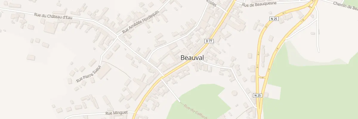 Plan du 48 Rue du Général Leclerc à Beauval