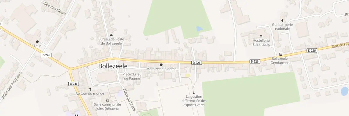 Plan du 21 Rue de l’Eglise à Bollezeele