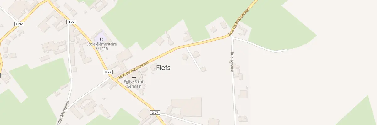 Plan du 4 Rue de Nédonchel à Fiefs