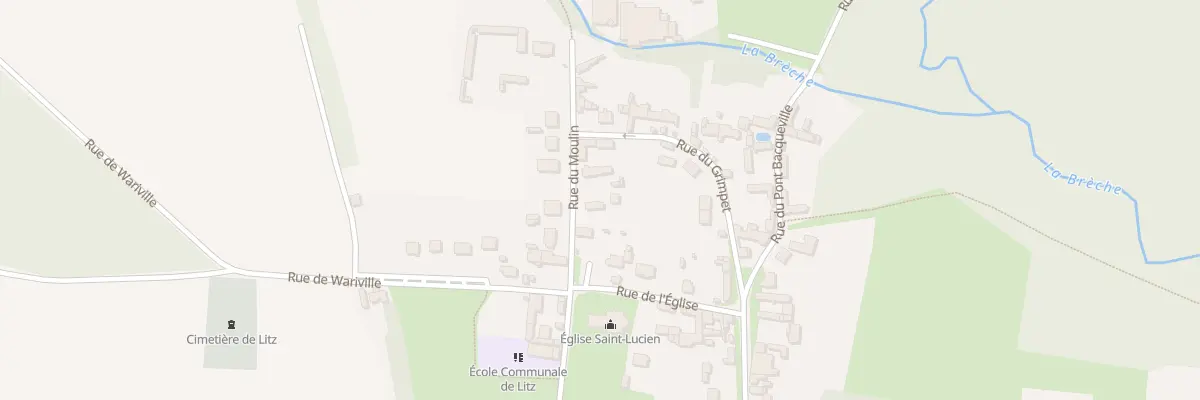 Plan du 6 Rue du Moulin à Litz