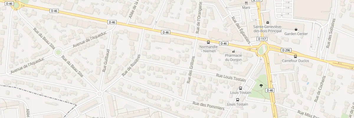 Plan du 26 Rue Louis Tostain à Sainte-Geneviève-des-Bois