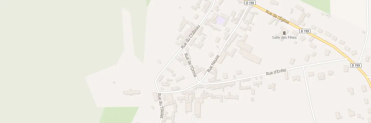 Plan du 4 Rue de l’Orme à Chaussoy-Epagny