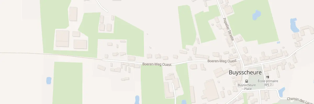 Plan du 224 Vc Boeren Weg Ouest à Buysscheure