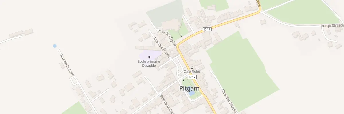 Plan du 4 La Place à Pitgam