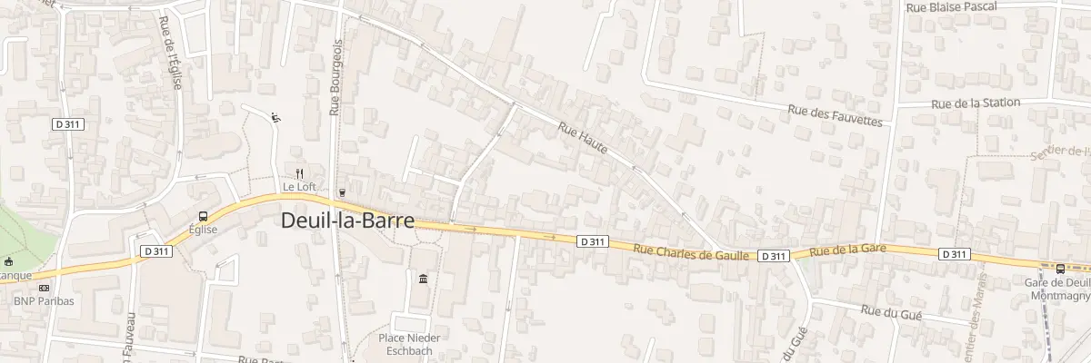 Plan du 45 Rue Charles de Gaulle à Deuil-la-Barre