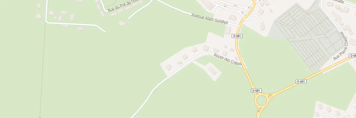 Plan du 10 Rte des Crêtes à Mauriac