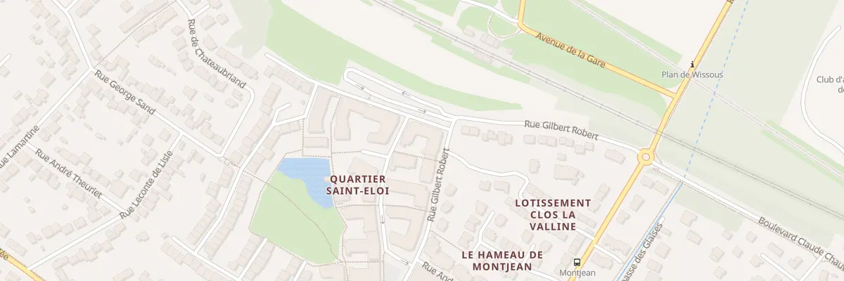 Plan du 1 Rue Django Reinhardt à Wissous