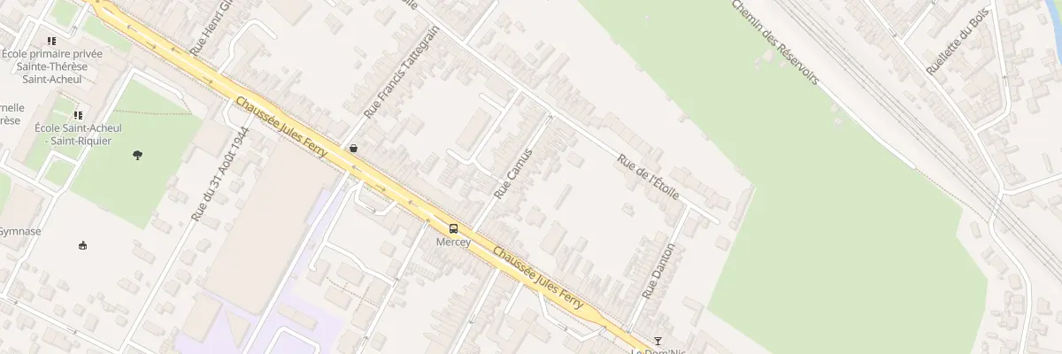 Plan du 16 Rue Camus à Amiens