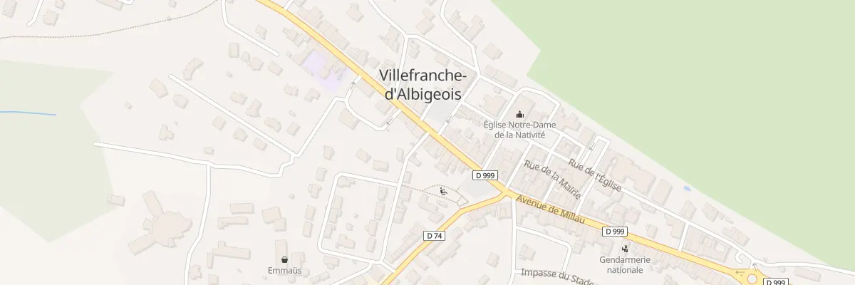 Plan du 17 Av d’Albi à Villefranche-d’Albigeois