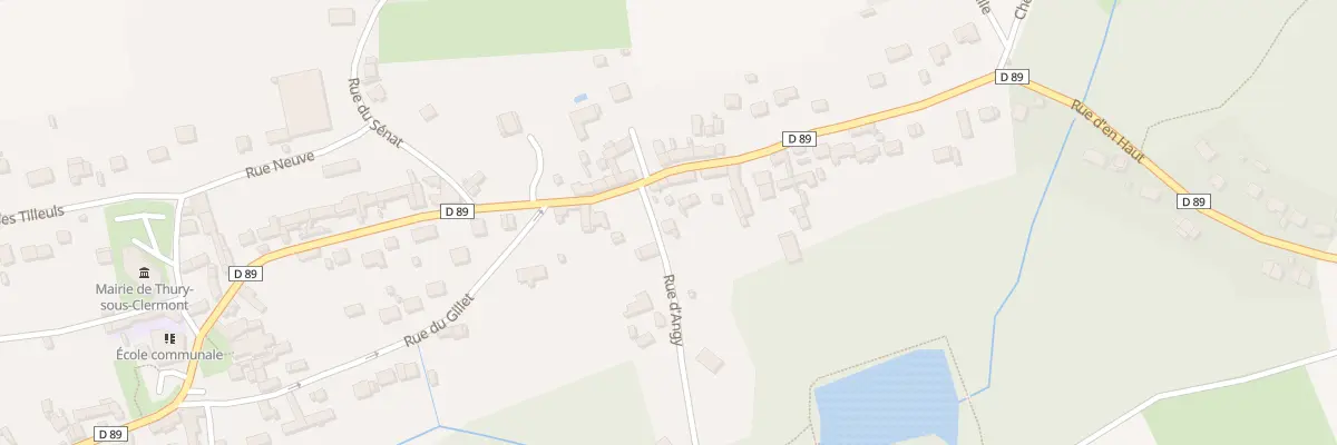 Plan du 23 Rue d’Angy à Thury-sous-Clermont