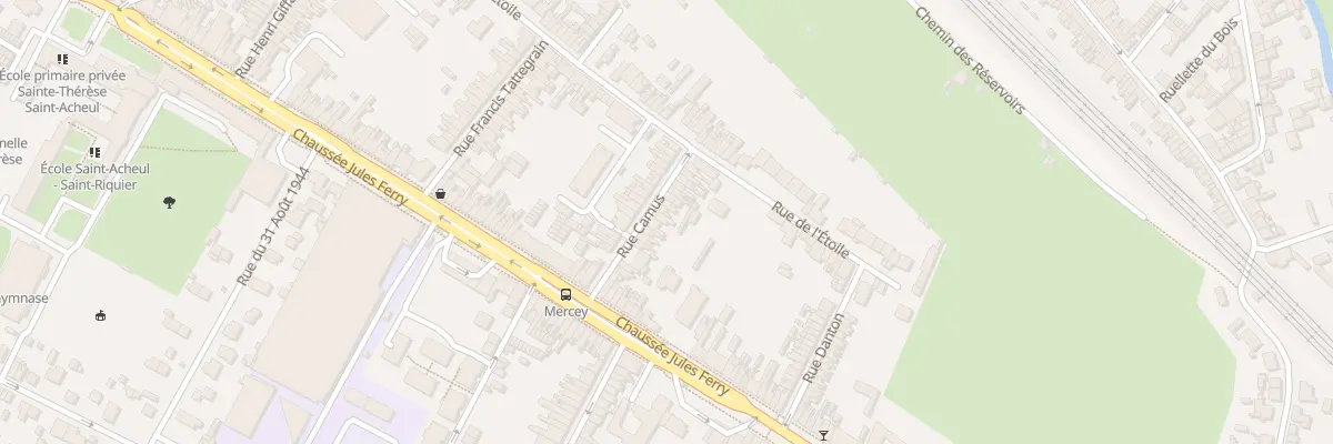 Plan du 18 Rue Camus à Amiens
