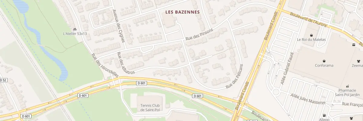 Plan du 4 Rue des Pelicans St Pol à Dunkerque