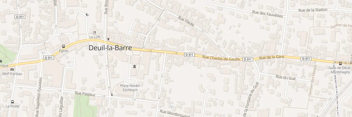 Plan du 50B Rue Charles de Gaulle à Deuil-la-Barre