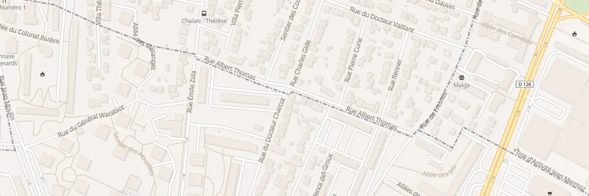 Plan du 60 Rue du Docteur Charcot à Fresnes