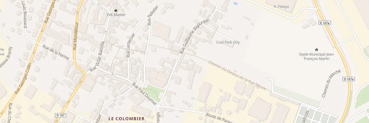 Plan du 16 Rue Guillaume Bigourdan à Wissous