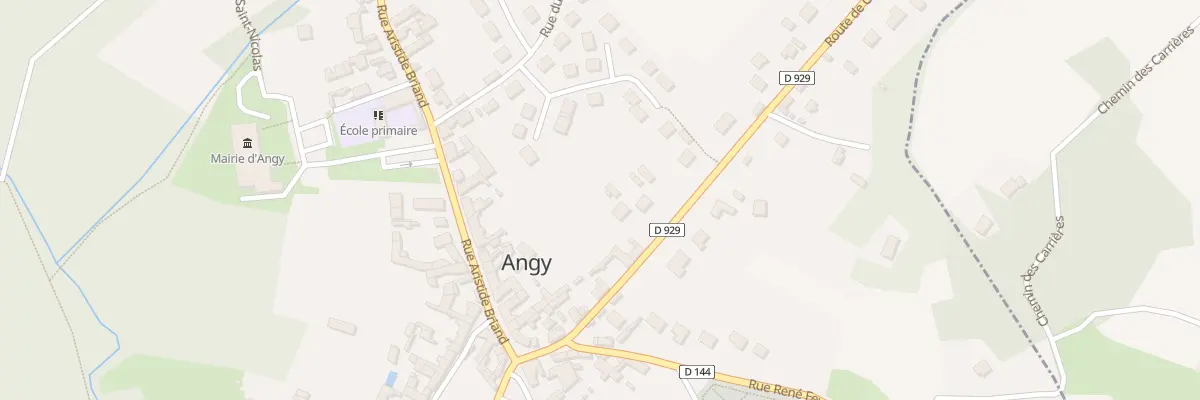 Plan du 141 Rte de Clermont à Angy