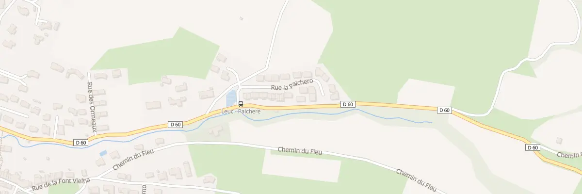 Plan du 15 La Paichero à Leuc