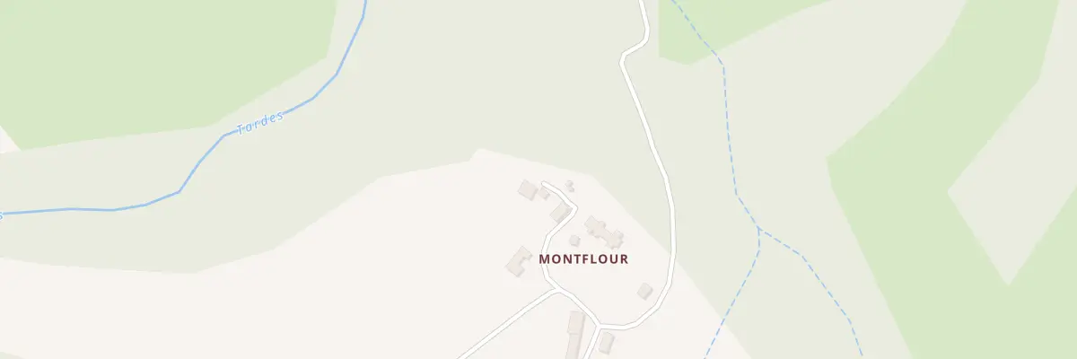 Plan du 2 Montflour à Tardes