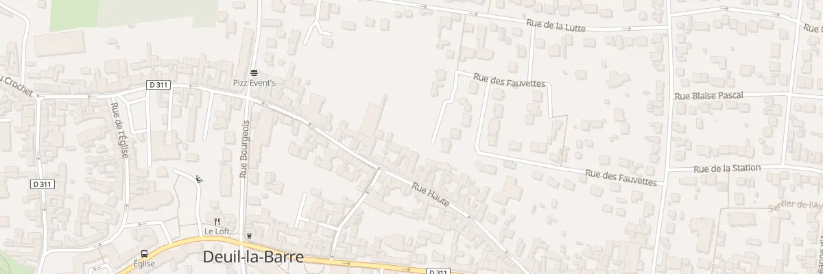 Plan du 75 Rue Haute à Deuil-la-Barre