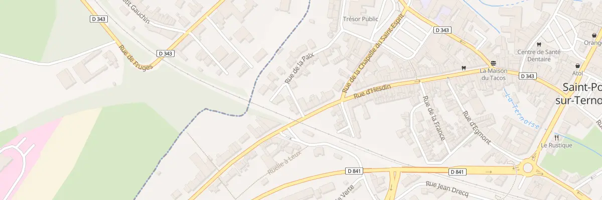 Plan du 90 Rue d’Hesdin à Saint-Pol-sur-Ternoise