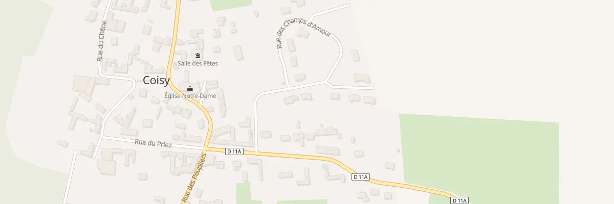 Plan du 5 Rue des Champs d’Amour à Coisy