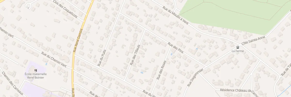 Plan du 14 Rue des Tilleuls à Cerny