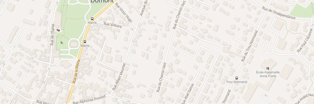 Plan du 45 Rue du Chemin Vert à Domont