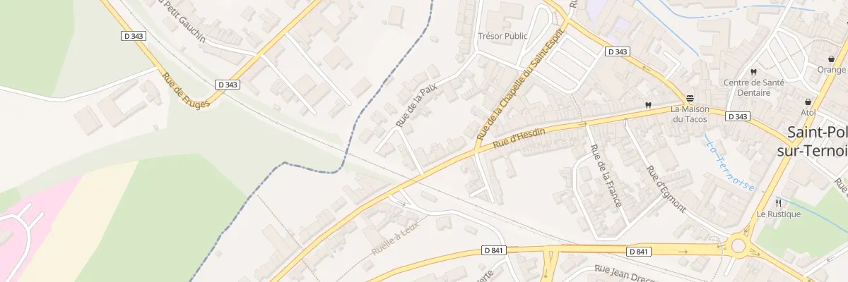 Plan du 88 Rue d’Hesdin à Saint-Pol-sur-Ternoise