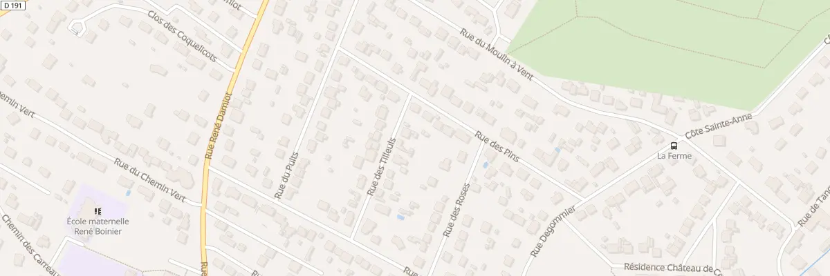 Plan du 16 Rue des Tilleuls à Cerny