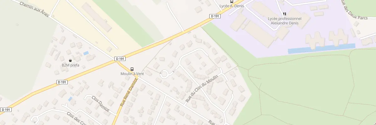 Plan du 51 Rue du Clos du Moulin à Cerny