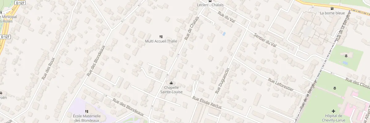 Plan du 45 Rue de Chalais à L’Haÿ-les-Roses