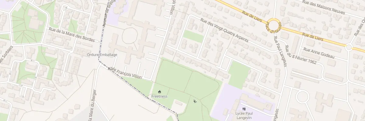 Plan du 54 Rue des 24 Arpents à Sainte-Geneviève-des-Bois