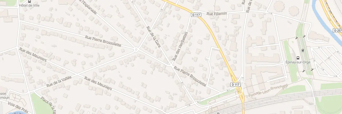 Plan du 21 Rue de la Gare à Épinay-sur-Orge
