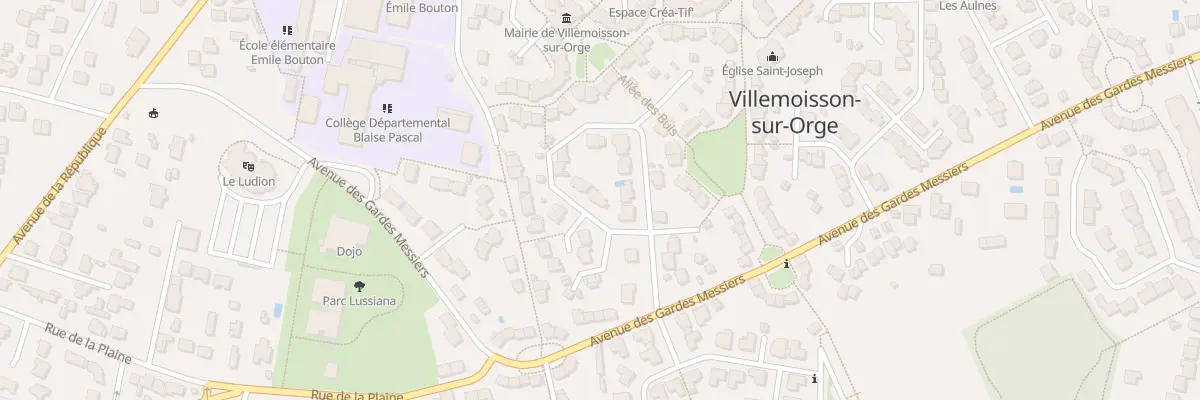 Plan du 14 All des Genets à Villemoisson-sur-Orge