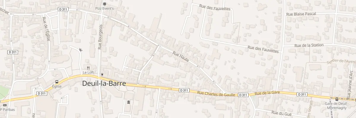 Plan du 58 Rue Haute à Deuil-la-Barre