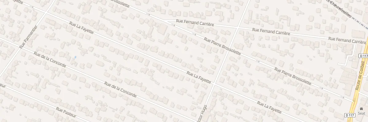 Plan du 119 Rue la Fayette à Sainte-Geneviève-des-Bois