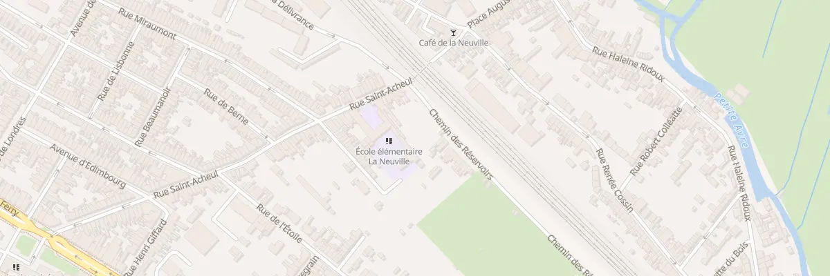 Plan du 140 Rue Saint-Acheul à Amiens
