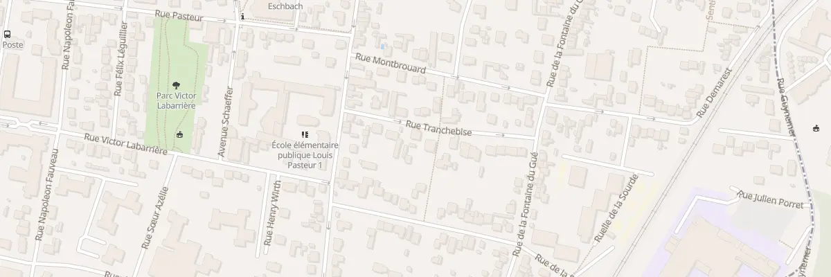 Plan du 12 Sen Tranchebise à Deuil-la-Barre
