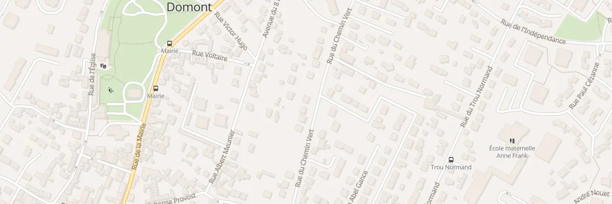 Plan du 47 Rue du Chemin Vert à Domont