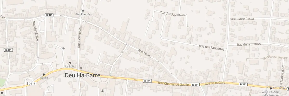 Plan du 81 Rue Haute à Deuil-la-Barre
