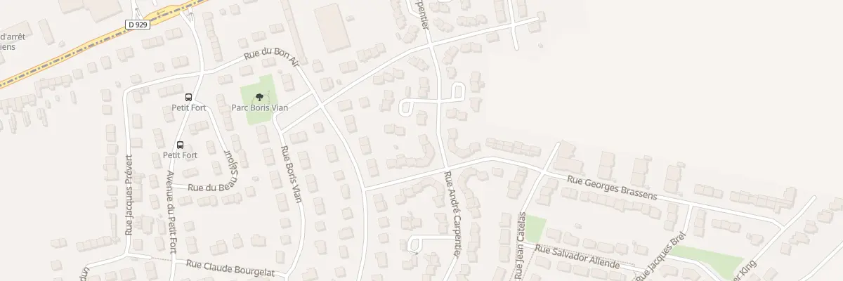 Plan du 23 Rue Andre Carpentier à Rivery