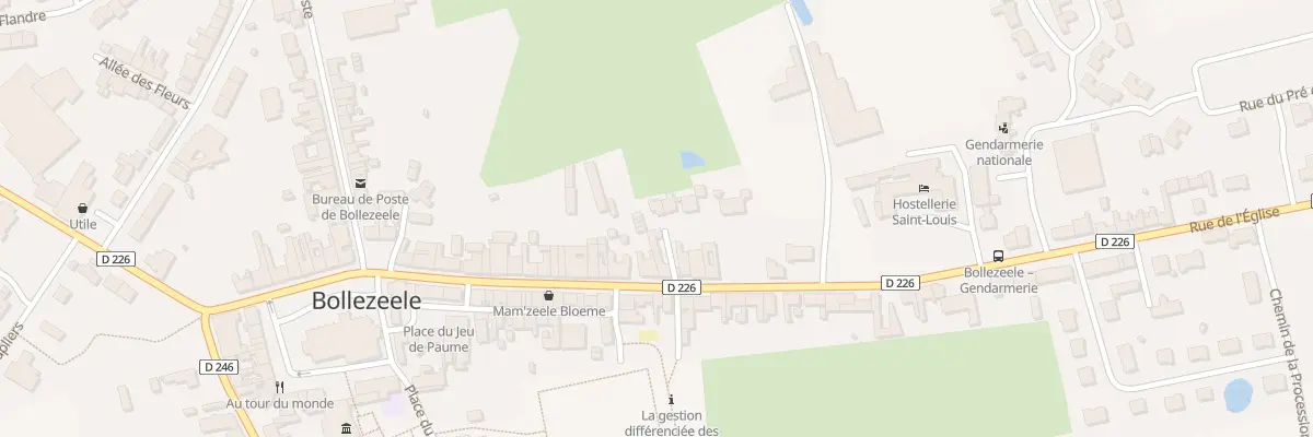 Plan du 31 Rue de l’Eglise à Bollezeele