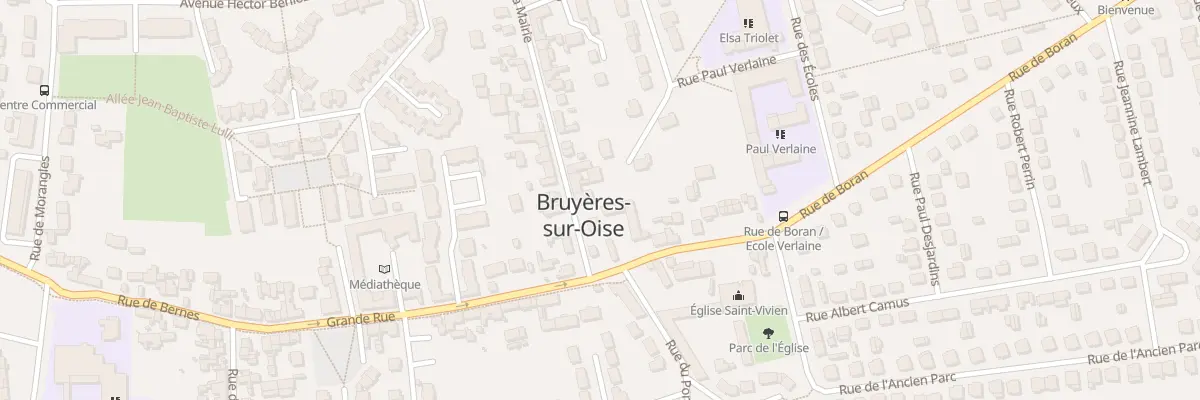 Plan du 4 Rue de la Mairie à Bruyères-sur-Oise