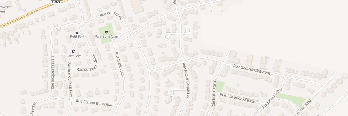 Plan du 7 Rue Georges Brassens à Rivery