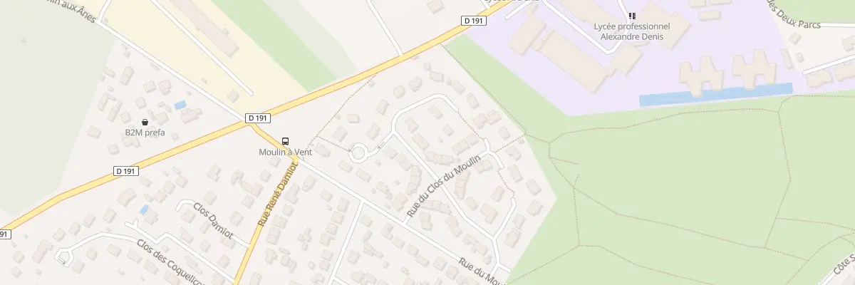 Plan du 47 Rue du Clos du Moulin à Cerny
