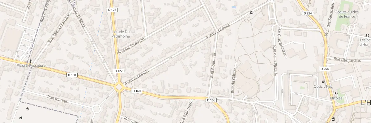 Plan du 21B Av Dunois à L’Haÿ-les-Roses